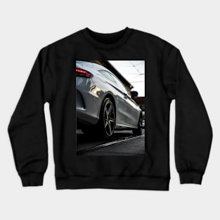 Silver Sports-car Crewneck Sweatshirt